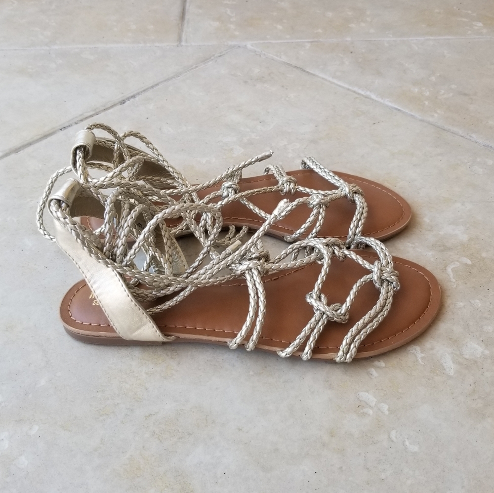 Target Mossimo Supply Co. Metallic Gold Gladiators